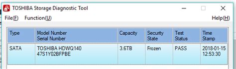 hard drive test what does security mode frozen mean|frozen state on hard drive.